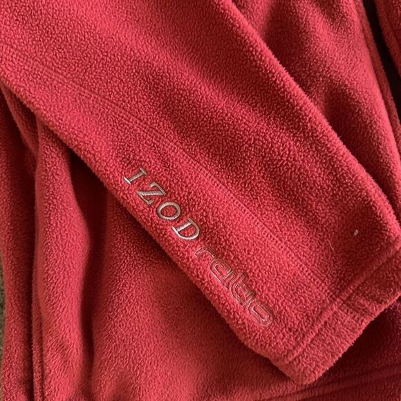 Izod PerformX Ratio Mens Red/Paprika Fleece Zipper Jacket Size XL - Picture 7 of 7
